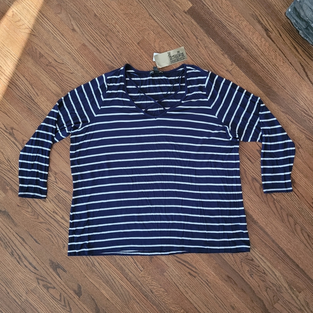 NYFW capsule long sleeve top